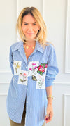 Botanical Gardens Blouse-170 Bottoms-SEÑORITA C-Coastal Bloom Boutique, find the trendiest versions of the popular styles and looks Located in Indialantic, FL