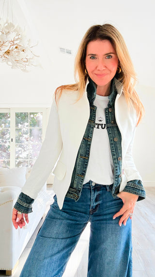 The Milan Edit Italian Jacket - Off White