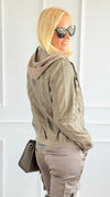 Urban Edge Utility Jacket-160 Jackets-ROUSSEAU-Coastal Bloom Boutique, find the trendiest versions of the popular styles and looks Located in Indialantic, FL