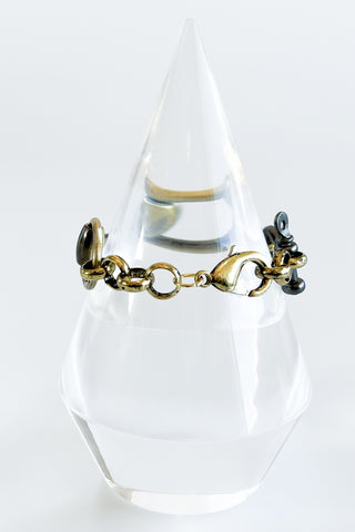 Pre Order CB Custom Double Horsebit Bracelet - Bronze/Hematite-230 Jewelry-Holly-Coastal Bloom Boutique, find the trendiest versions of the popular styles and looks Located in Indialantic, FL