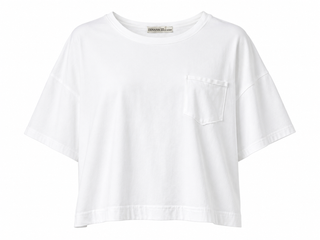 Relaxed Pocket Knit Top - White