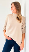 Break Free Relaxed Italian Sweater - Beige-140 Sweaters-Italianissimo-Coastal Bloom Boutique, find the trendiest versions of the popular styles and looks Located in Indialantic, FL