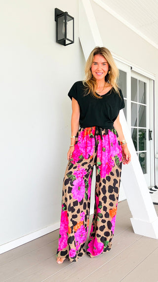 Fierce in Florals Kapri Italian Pants
