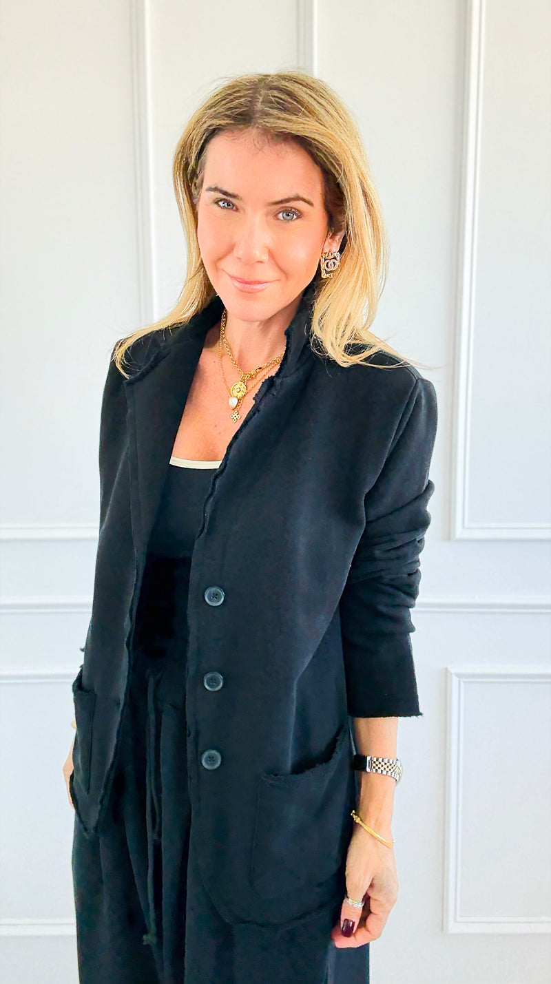 Eileen Knit Blazer-160 Jackets-Mono B-Coastal Bloom Boutique, find the trendiest versions of the popular styles and looks Located in Indialantic, FL