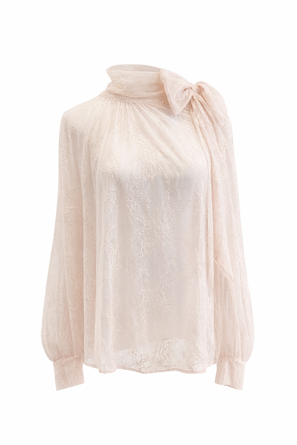 Lace & Light Italian Top - Blush