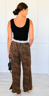 Midnight Safari Drawstring Pants-170 Bottoms-ODDI-Coastal Bloom Boutique, find the trendiest versions of the popular styles and looks Located in Indialantic, FL