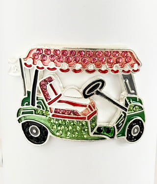 Golf Cart Jeweled Tumbler-270 Home/Gift-The Queen's Jewels-Coastal Bloom Boutique, find the trendiest versions of the popular styles and looks Located in Indialantic, FL