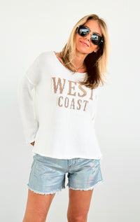 West Coast Lightweight Sweater-140 Sweaters-Miracle-Coastal Bloom Boutique, find the trendiest versions of the popular styles and looks Located in Indialantic, FL