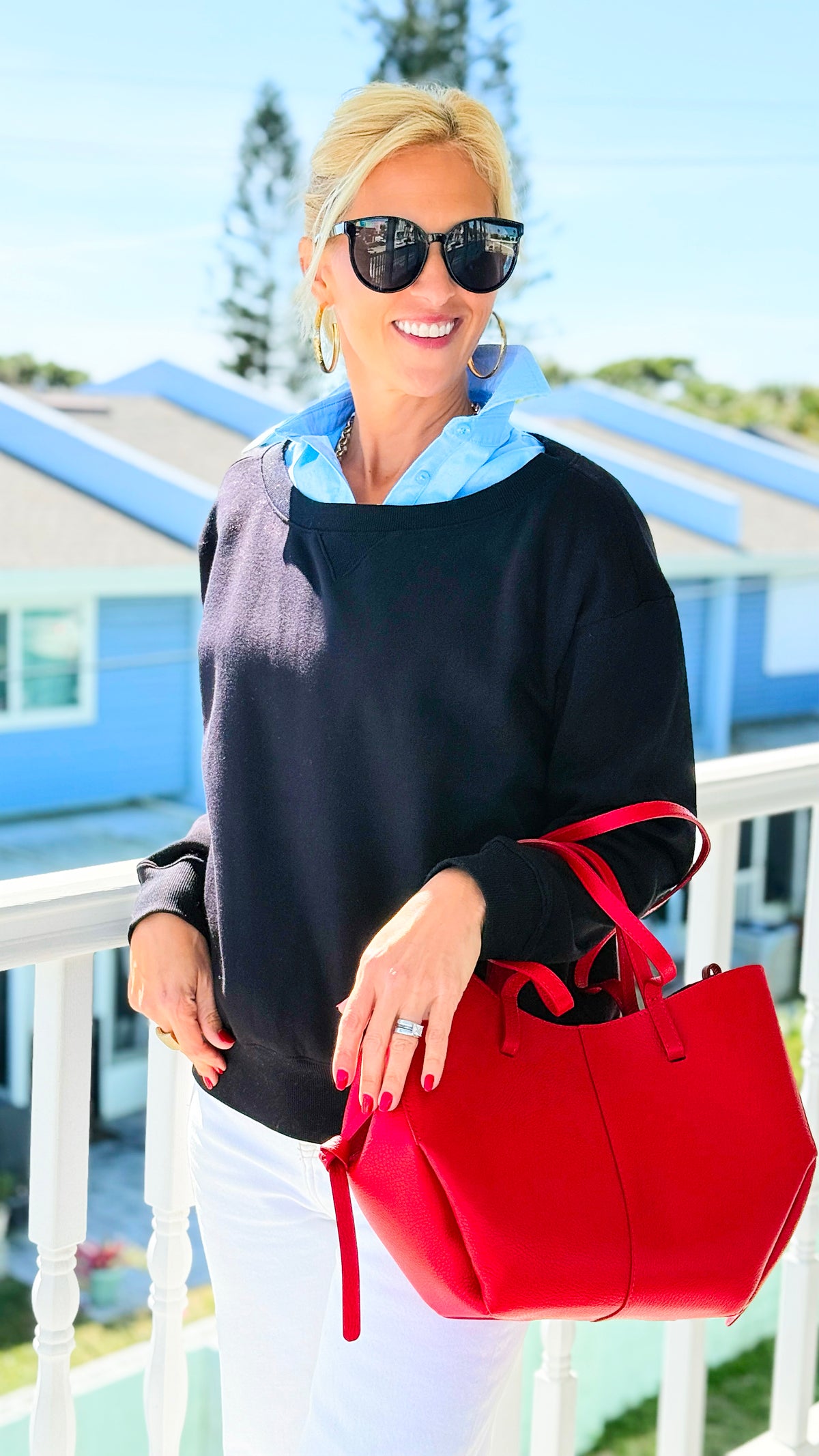 Off-Duty Boatneck Fleece Sweatshirt - Black-110 Long Sleeve Tops-Zenana-Coastal Bloom Boutique, find the trendiest versions of the popular styles and looks Located in Indialantic, FL