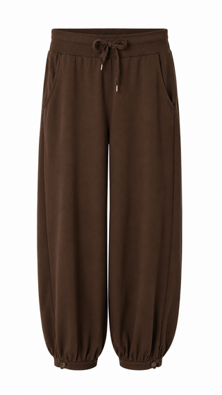 Cancelled Plans Italian Jogger Pant - Chocolate