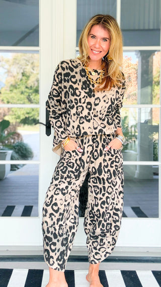 La Spezia Italian Leopard Cotton Set