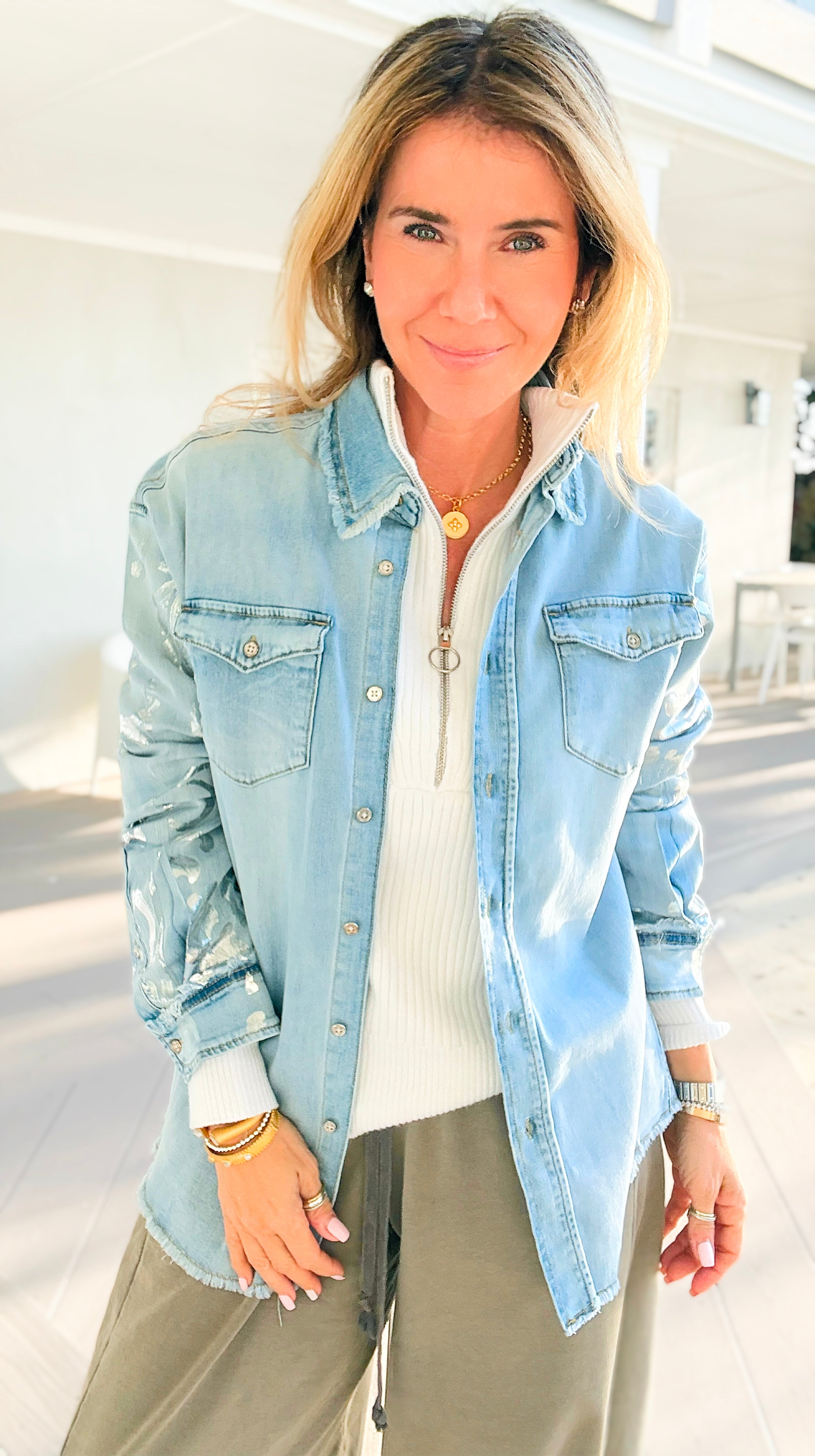 Creative Spirit Button Down Top