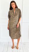 Wild Rhythm Dolman Midi Dress-200 Dresses/Jumpsuits/Rompers-ENTRO-Coastal Bloom Boutique, find the trendiest versions of the popular styles and looks Located in Indialantic, FL