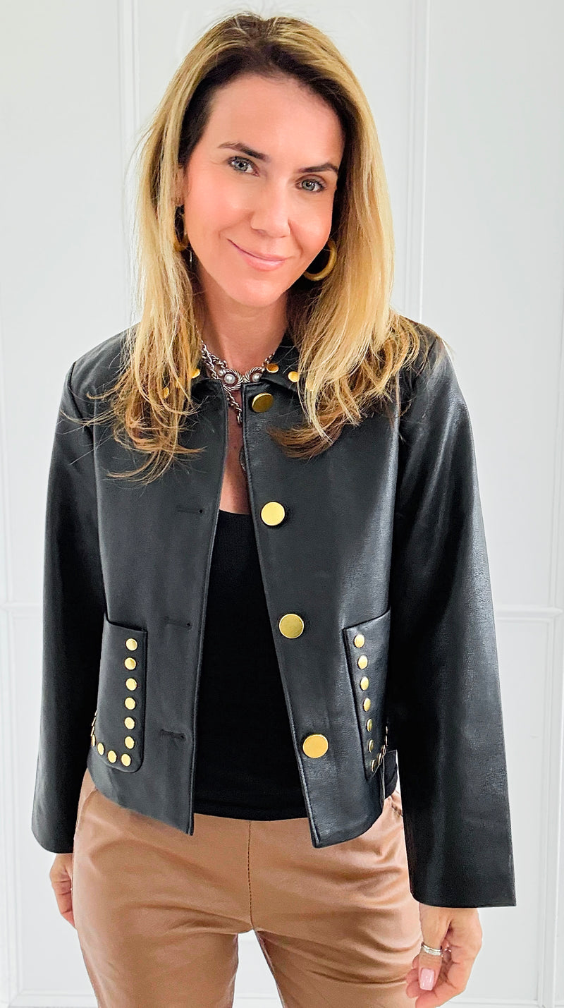 Whispered Warmth Button Jacket-160 Jackets-ROUSSEAU-Coastal Bloom Boutique, find the trendiest versions of the popular styles and looks Located in Indialantic, FL