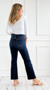 Timeless High-Rise Flare Denim Pants-170 Bottoms-Risen-Coastal Bloom Boutique, find the trendiest versions of the popular styles and looks Located in Indialantic, FL