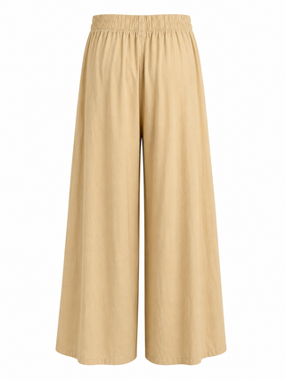 Eternal Sunshine Palazzo Pants - Beige