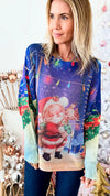 Italian St Tropez Santa Hug Knit Sweater-140 Sweaters-Germany-Coastal Bloom Boutique, find the trendiest versions of the popular styles and looks Located in Indialantic, FL