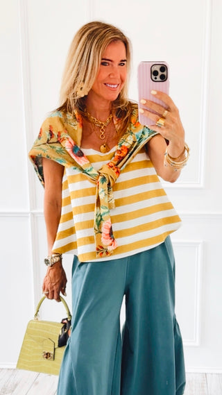 Easy Breeze Swing Top - Mustard
