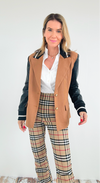 Varsity Luxe Blazer-160 Jackets-Dolce Cabo-Coastal Bloom Boutique, find the trendiest versions of the popular styles and looks Located in Indialantic, FL