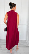 Tiara Texture Sleeveless Italian Dress-200 Dresses/Jumpsuits/Rompers-Italianissimo-Coastal Bloom Boutique, find the trendiest versions of the popular styles and looks Located in Indialantic, FL