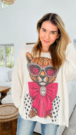 Glam Cat Italian Milano Sweater