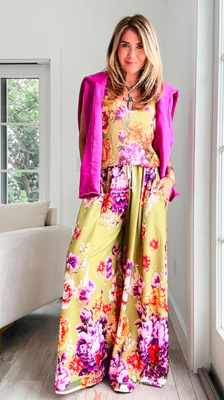 Harvest Blooms Kapri Italian Pants