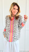 Wild Striped Italian St Tropez Knit- Pink-140 Sweaters-Italianissimo-Coastal Bloom Boutique, find the trendiest versions of the popular styles and looks Located in Indialantic, FL