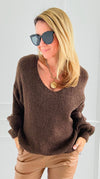 Love Is In The Air Italian Crochet Sweater-140 Sweaters-Italianissimo-Coastal Bloom Boutique, find the trendiest versions of the popular styles and looks Located in Indialantic, FL