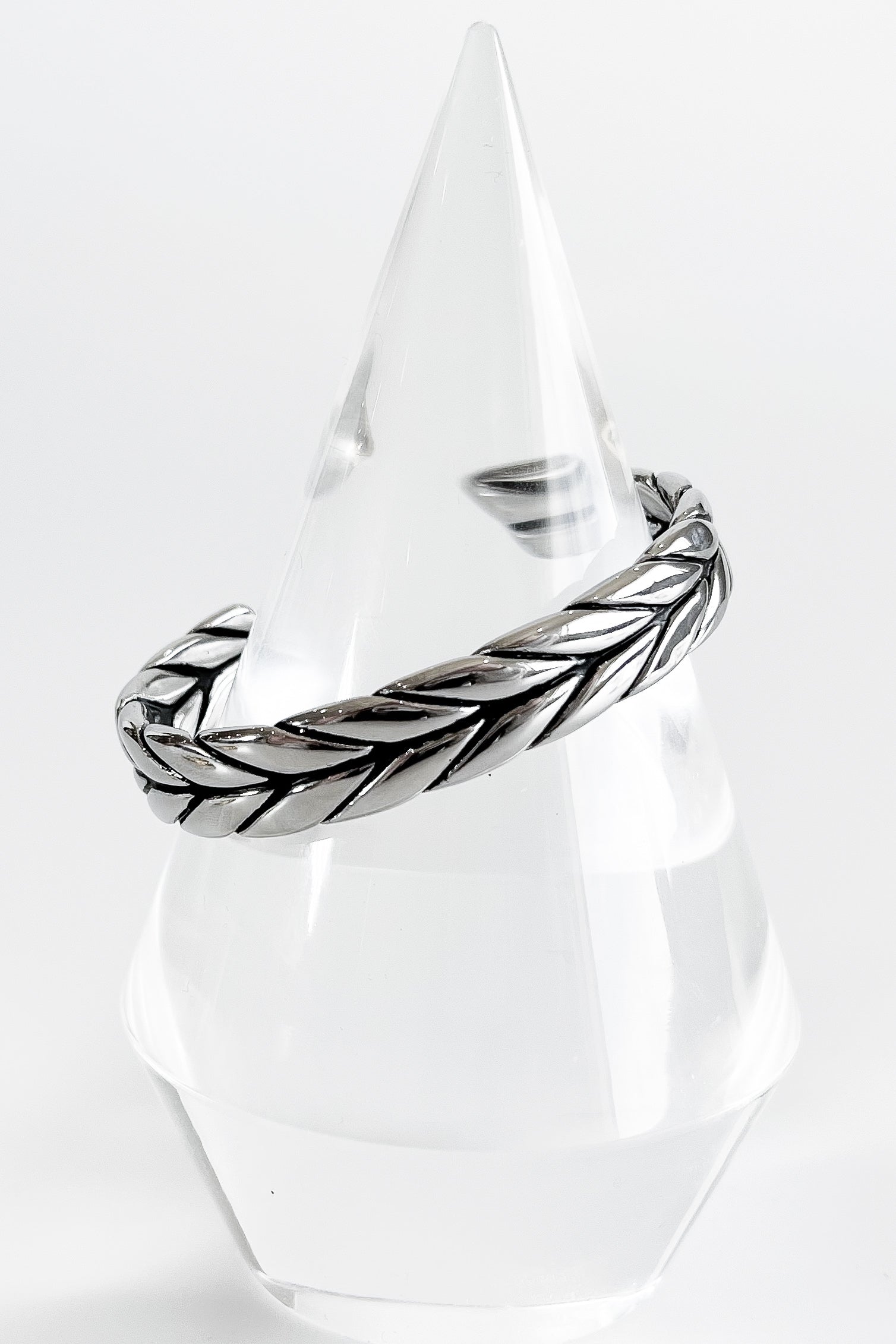 Stainless Steel Rope Cuff Bracelet-230 Jewelry-NYC-Coastal Bloom Boutique, find the trendiest versions of the popular styles and looks Located in Indialantic, FL