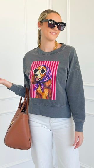 Scarf & Shades Italian Sweatshirt