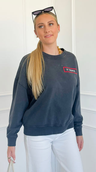 St Tropez Escape Italian Sweatshirt