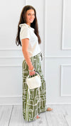 Abstract Graphic Italian Pant-100 Pants-JOY & LOVE-Coastal Bloom Boutique, find the trendiest versions of the popular styles and looks Located in Indialantic, FL