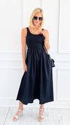 Effortlessly Refined Tank Dress-200 Dresses/Jumpsuits/Rompers-Blu Pepper-Coastal Bloom Boutique, find the trendiest versions of the popular styles and looks Located in Indialantic, FL