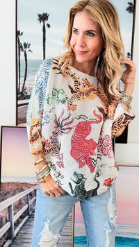 Year Of The Dragon Italian St Tropez Knit-140 Sweaters-Germany-Coastal Bloom Boutique, find the trendiest versions of the popular styles and looks Located in Indialantic, FL
