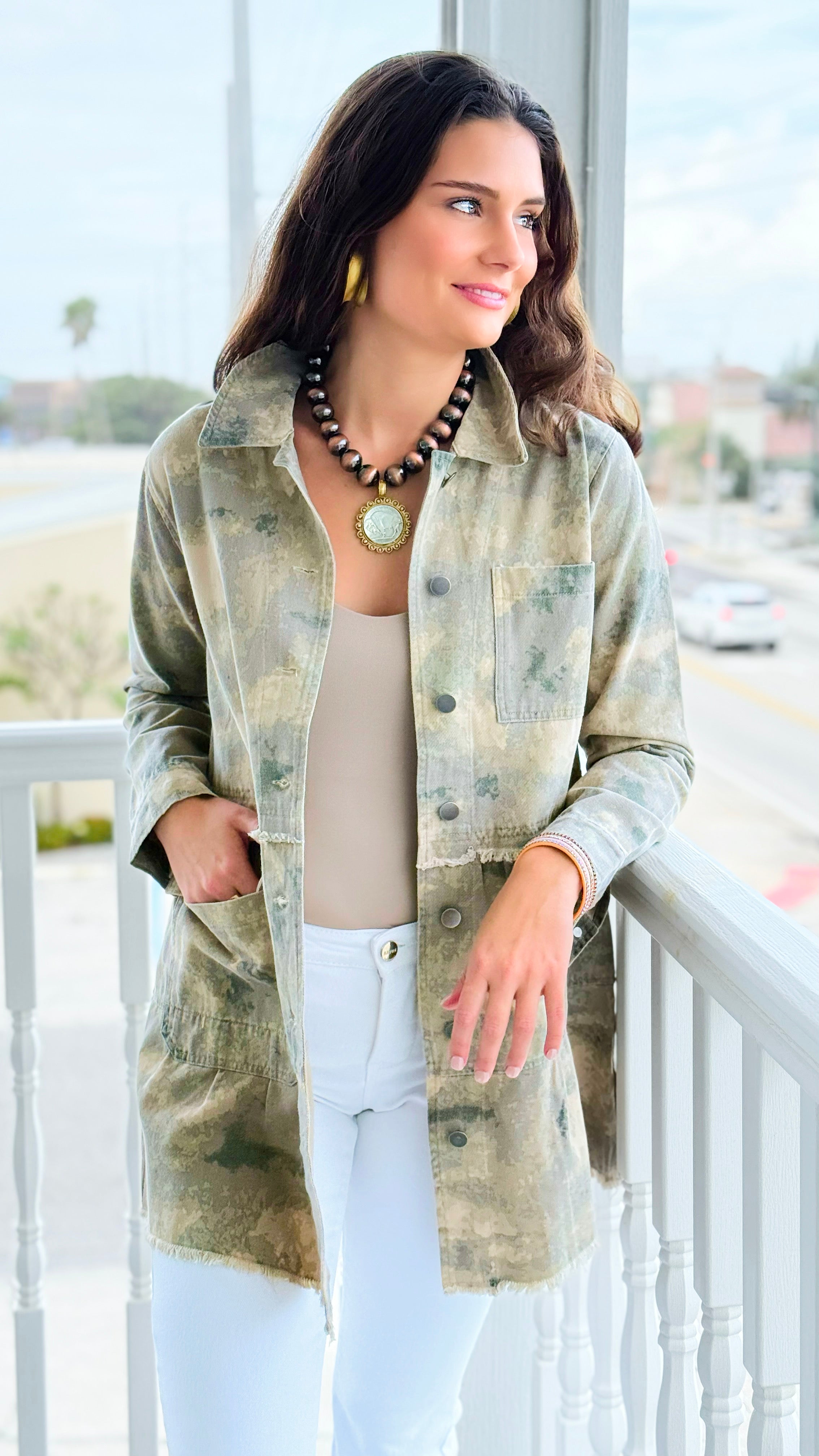 Desert Tier Trucker Jacket