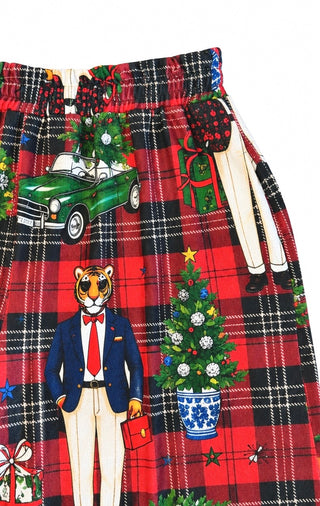 Tartan Tiger Italian Velvet Knit Pant