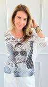 Fashionably Late Luxe Capri Italian Knit Top-140 Sweaters-Italianissimo-Coastal Bloom Boutique, find the trendiest versions of the popular styles and looks Located in Indialantic, FL