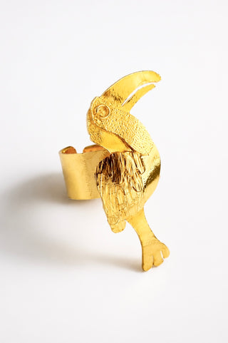 Gold Toucan Ring