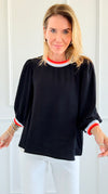 City Chic Peasant Top-110 Long Sleeve Tops-Jodifl-Coastal Bloom Boutique, find the trendiest versions of the popular styles and looks Located in Indialantic, FL