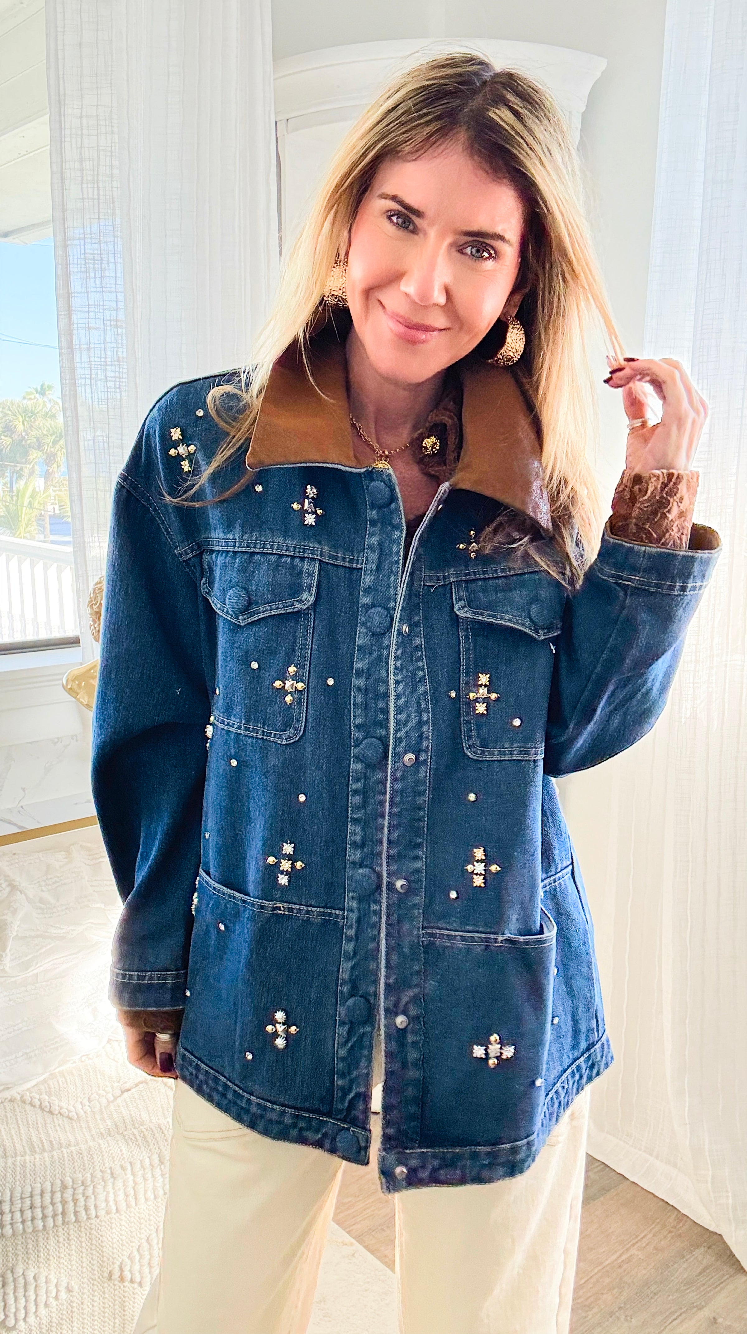 Downtown Spark Embellished Jacket