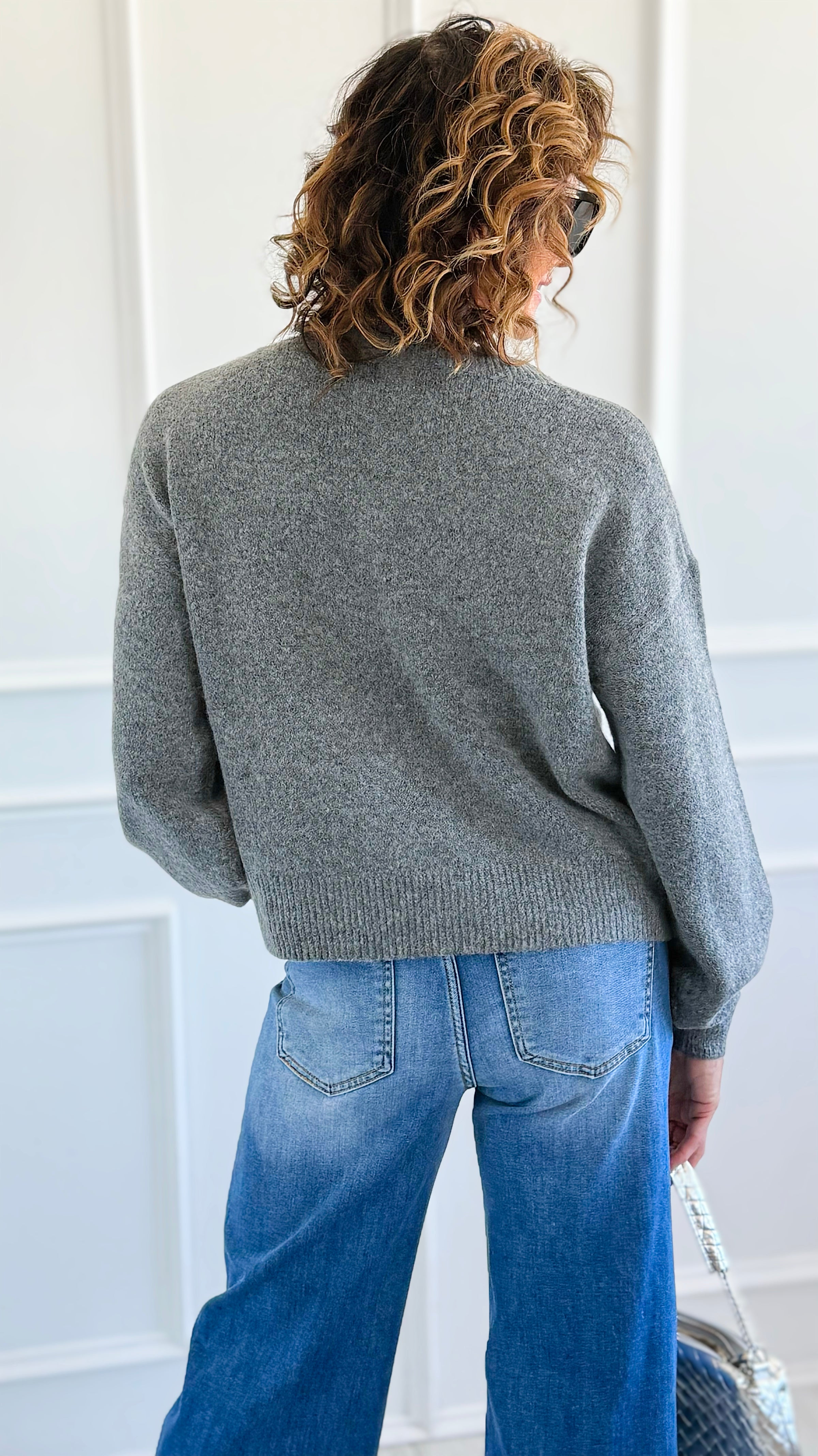Take A Bow Sweater-140 Sweaters-Dreamers-Coastal Bloom Boutique, find the trendiest versions of the popular styles and looks Located in Indialantic, FL