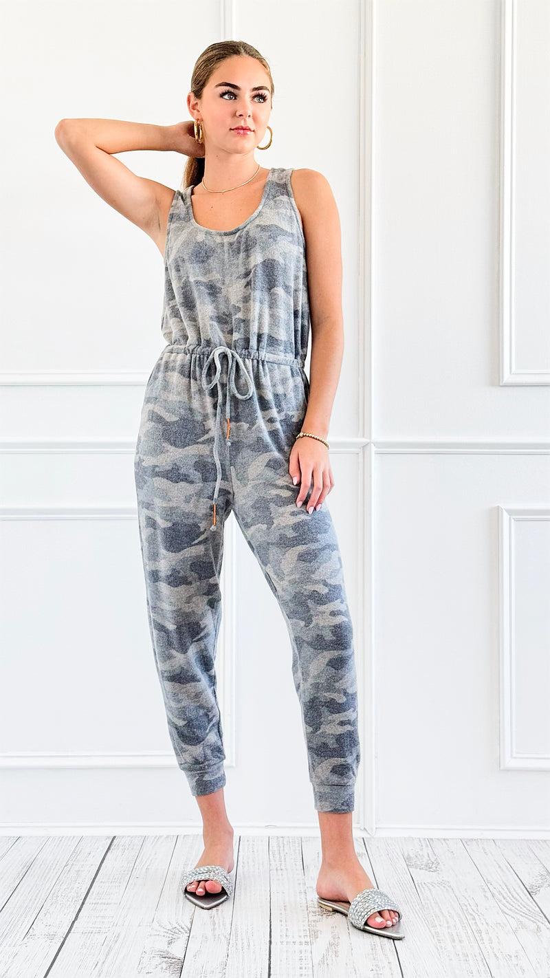 Weekend Lounge Jumpsuit-200 Dresses/Jumpsuits/Rompers-mystree-Coastal Bloom Boutique, find the trendiest versions of the popular styles and looks Located in Indialantic, FL