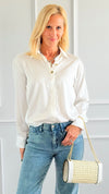 Smooth as Silk Woven Blouse-110 Long Sleeve Tops-LOVE TREE-Coastal Bloom Boutique, find the trendiest versions of the popular styles and looks Located in Indialantic, FL