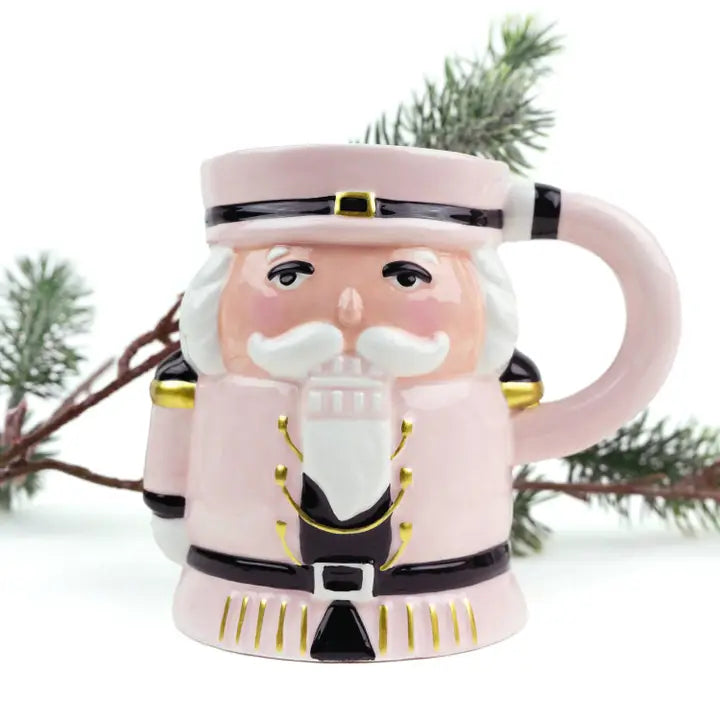 Nutcracker Coffee Mug - Pink-270 Home/Gift-8 Oak Lane-Coastal Bloom Boutique, find the trendiest versions of the popular styles and looks Located in Indialantic, FL