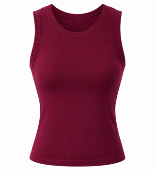 Essential Seamless Tank Top - Cabernet