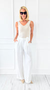 Wanderlight Wide-Leg Pants- Off White-100 Pants-Camellia-Coastal Bloom Boutique, find the trendiest versions of the popular styles and looks Located in Indialantic, FL