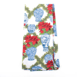Poinsettias Kitchen Towel Set-260 Other Accessories-8 Oak Lane-Coastal Bloom Boutique, find the trendiest versions of the popular styles and looks Located in Indialantic, FL