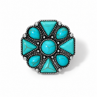 Western Flower Stretch Ring