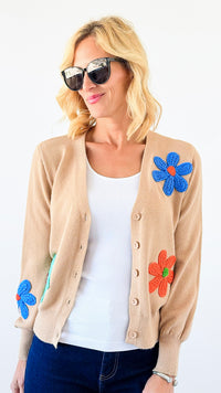 Bloom & Cozy Cardigan-150 Cardigans/Layers-L MASSIMO-Coastal Bloom Boutique, find the trendiest versions of the popular styles and looks Located in Indialantic, FL