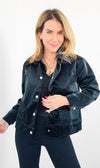 Noir Edge Button-Up Jacket-160 Jackets-Joh Apparel-Coastal Bloom Boutique, find the trendiest versions of the popular styles and looks Located in Indialantic, FL